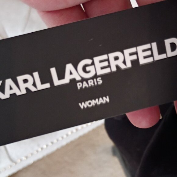 KARL  LAGERFELD  PARIS  WOMAN BLACK RHINESTONE SWEATSHIRT  Size 2X — NWT! ✨ - Picture 5 of 5